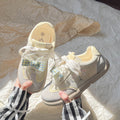 Damen Sportliche Sneaker mit verspieltem Schleifendetail