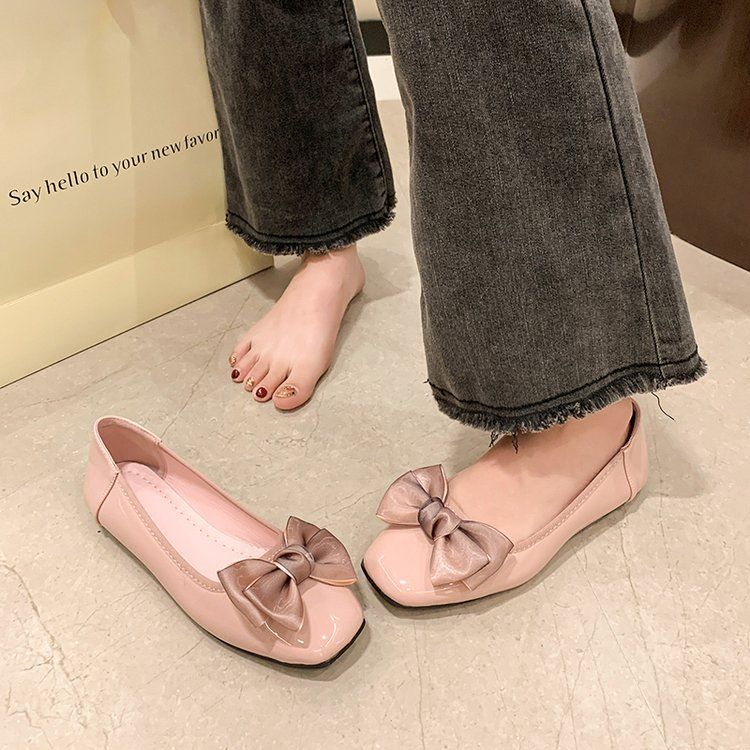 Damen Ballerinas mit eleganter Schleifenapplikation und modischem Design R&B