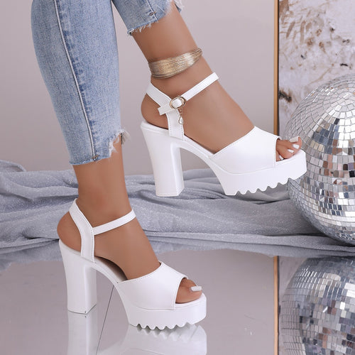 Damen Plateau Sandalen R&B