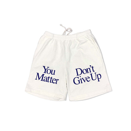 Damen Jogginghose mit motivierendem Schriftzug und elastischem Bund R&B