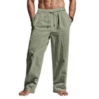 Herren entspannte Sommerhose mit elastischem Bund und praktischen Seitentaschen R&B
