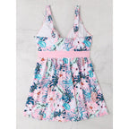 Damen Badekleid mit floralen Mustern und schmeichelndem Schnitt R&B