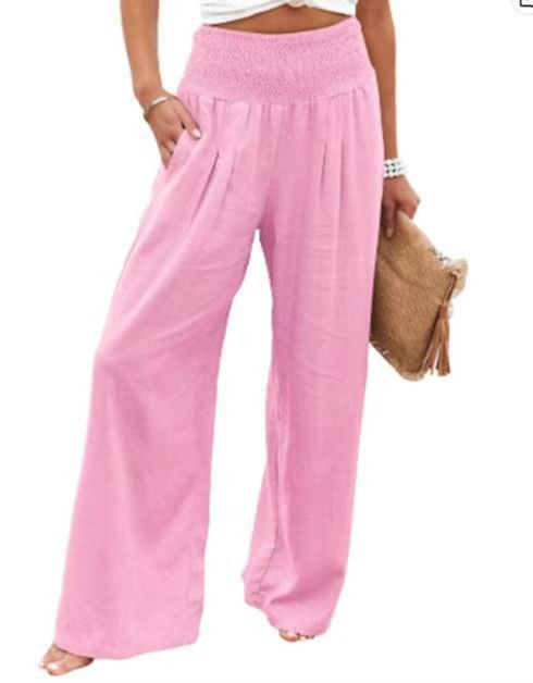 Damen Weite Leinenhose R&B