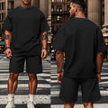 Herren lässiges Kurzarm-Set mit bequemer Passform und stylischem Design R&B