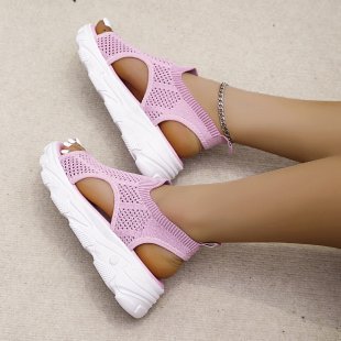 Damen Sportliche Sneakers mit atmungsaktivem Mesh-Obermaterial R&B