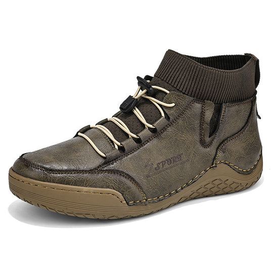 Herren Sportliche Winter-Wanderstiefel mit elastischem Knöchelbereich R&B