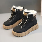 Damen Winterstiefel mit bequemem Fleece-Futter und rutschfester Sohle R&B
