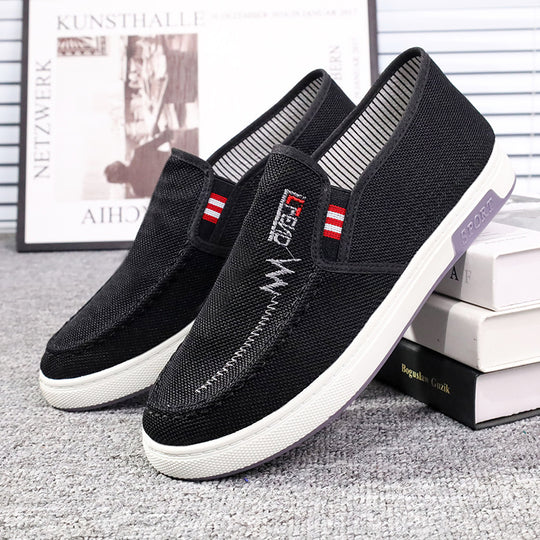 Damen Sportliche Slip-On Sneakers mit elastischem Einstieg und atmungsaktivem Obermaterial R&B