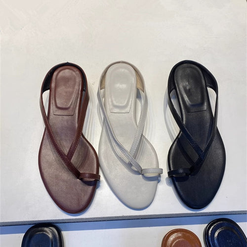 Damen elegante Zehentrenner-Sandalen mit komfortabler Fußbettgestaltung R&B