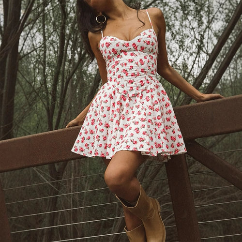 Damen Floral Kleid R&B