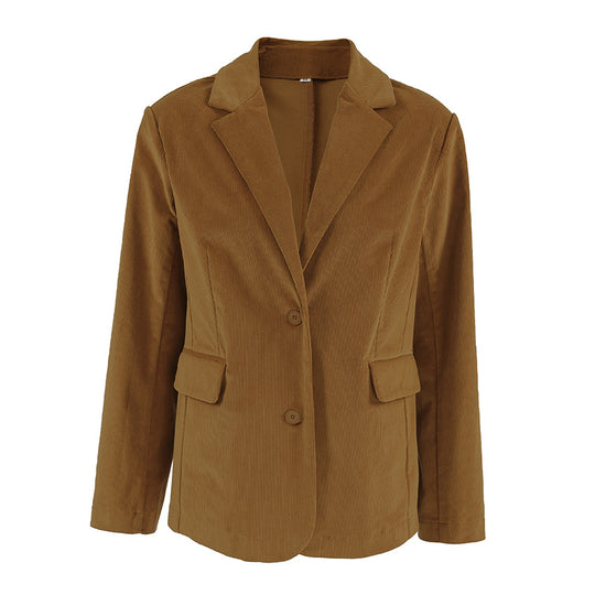 Damen Eleganter und bequemer Cord Blazer R&B