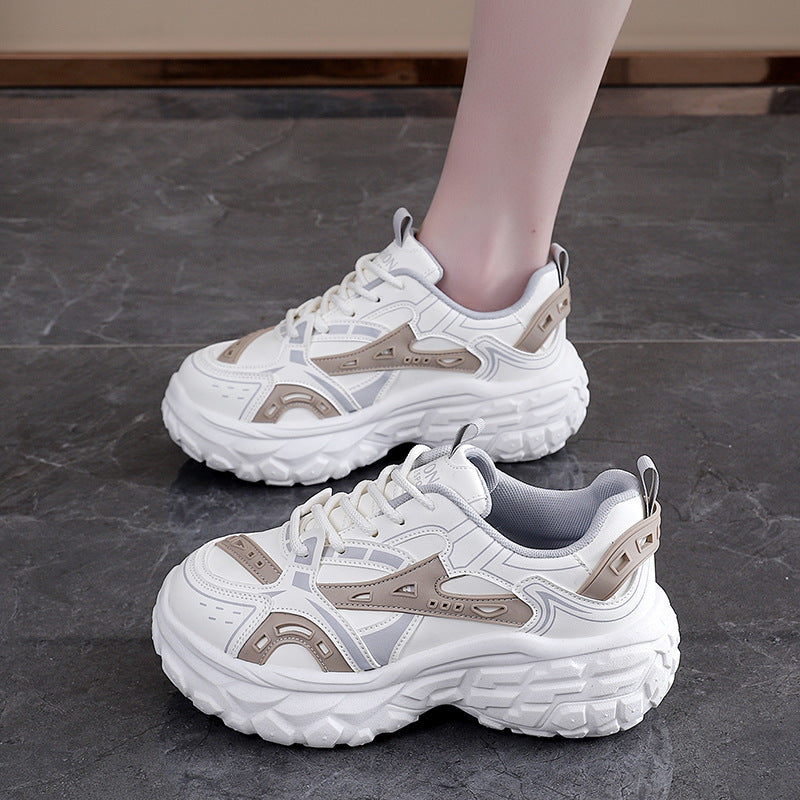 Damen Sportliche Chunky Sneakers mit atmungsaktivem Obermaterial und modernem Design R&B