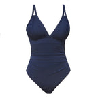 Damen Einteiliger Badeanzug mit strategischen Cut-Out-Details R&B