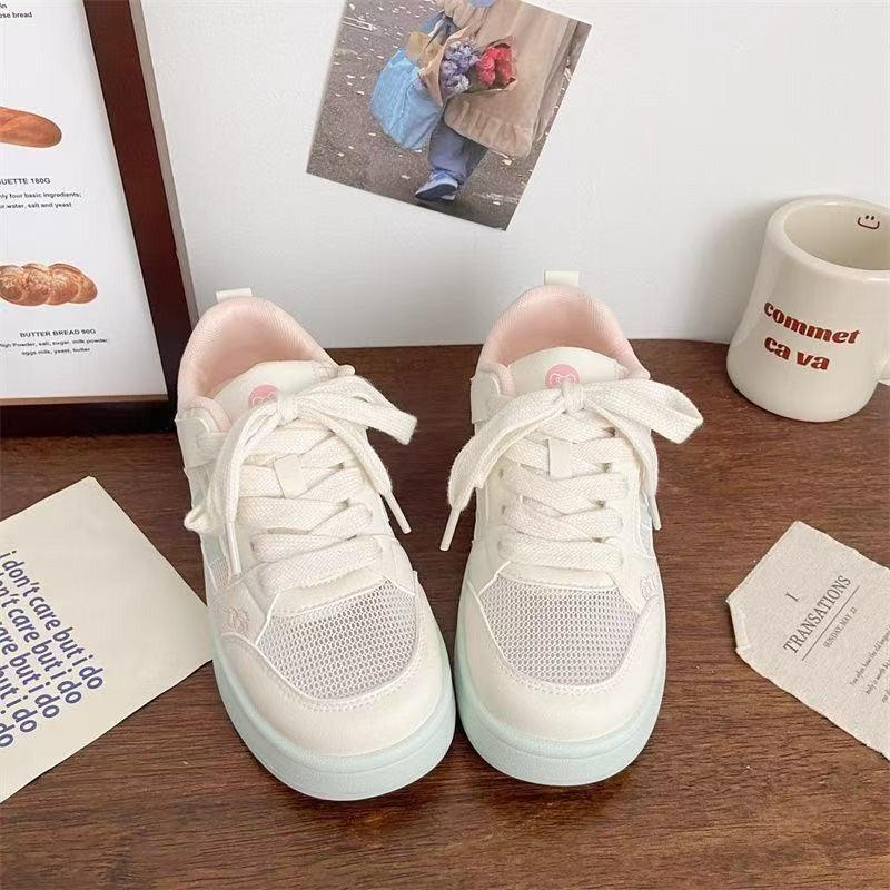 Damen Sportliche Hochsohle Sneakers mit verspieltem Design R&B