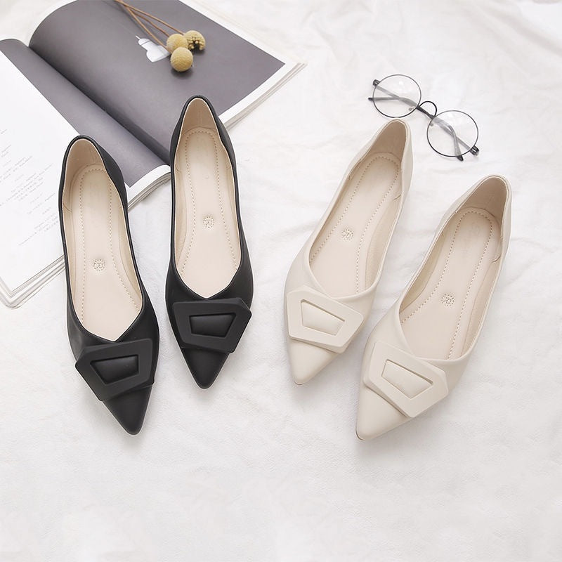 Damen elegante Ballerinas mit modischem Riemendesign und komfortablem Fußbett R&B