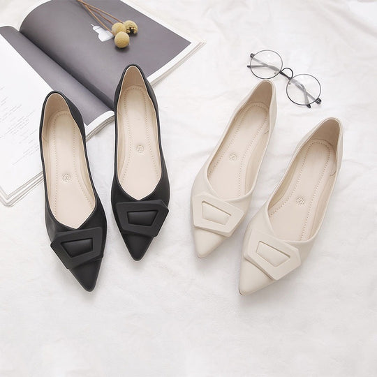 Damen elegante Ballerinas mit modischem Riemendesign und komfortablem Fußbett R&B