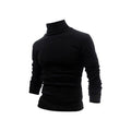 Herren stylischer Rollkragenpullover aus weichem, elastischem Material R&B