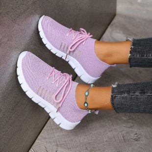 Damen Atmungsaktive und flexible Sneaker mit hohem Schaft R&B
