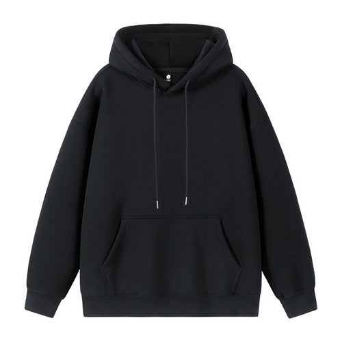 Damen lässiger Kapuzenpullover mit Kängurutasche und bequemem Schnitt R&B