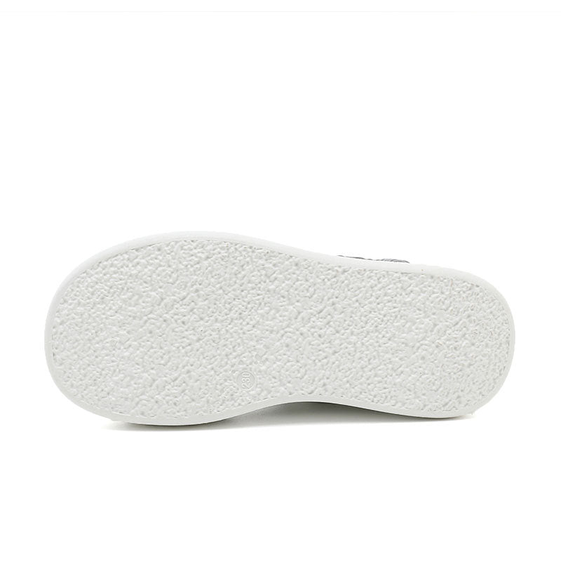 Damen Trendige Plateau-Sneaker mit buntem Schriftzug R&B