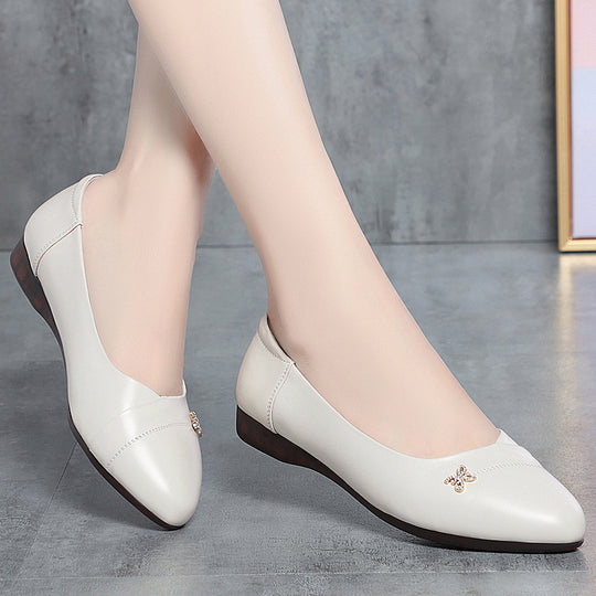 Damen Ballerinas mit zartem Schleifenakzent und bequemem Fußbett R&B