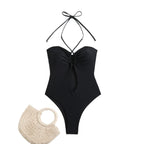 Damen Einteiler-Badeanzug mit raffiniertem Schlüssel-Loch-Design R&B