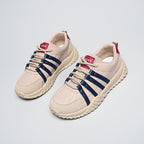 Damen sportliche Freizeitsneaker mit stabiler Sohle und atmungsaktivem Obermaterial R&B