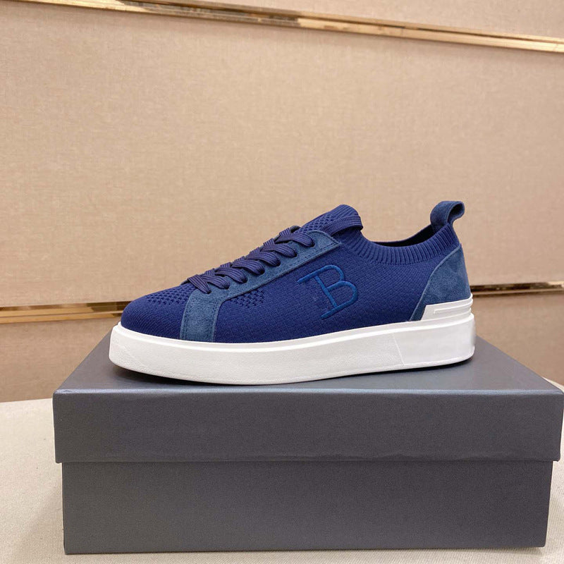 Damen Leichte Komfort Sneakers mit atmungsaktiver Strickoberfläche und flexibler Sohle R&B