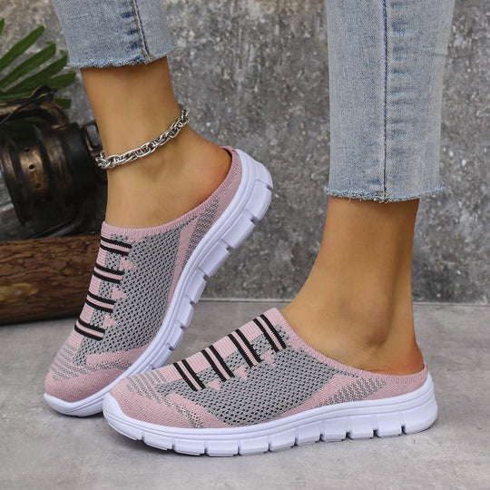 Damen Atmungsaktive Slip-On Sneakers mit elastischem Obermaterial R&B