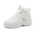 Damen Winterliche High-Top Sneakers mit kuscheligem Innenfutter und rutschfester Sohle R&B