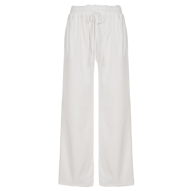 Damen Flared Sweatpants mit elastischem Bund und komfortablem Design R&B