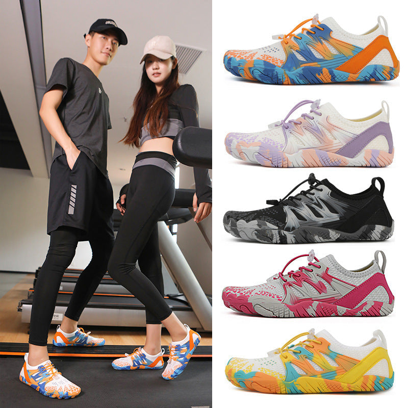 Damen Flexible Wassersport-Schuhe mit atmungsaktiver Mesh-Oberfläche und rutschfester Sohle R&B