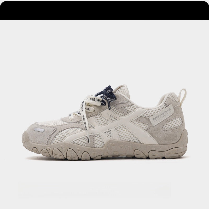 Damen Sportliche Freizeitschuhe mit atmungsaktiver Mesh-Oberfläche und rutschfester Laufsohle R&B