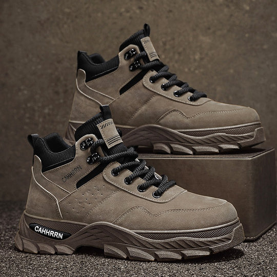 Herren robuste Freizeit-Wanderschuhe mit atmungsaktivem Obermaterial und rutschfester Sohle R&B