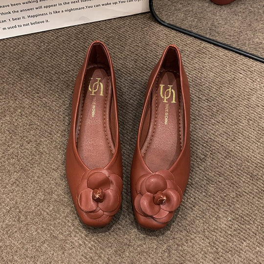 Damen Ballerinas mit floralem Dekor R&B