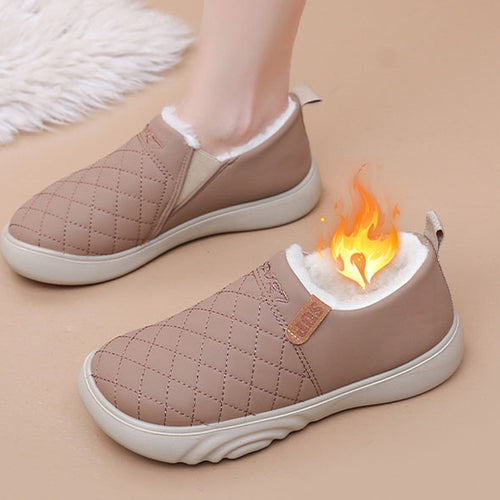 Damen Bequeme und warme Hausschuhe mit kuscheligem Innenfutter R&B