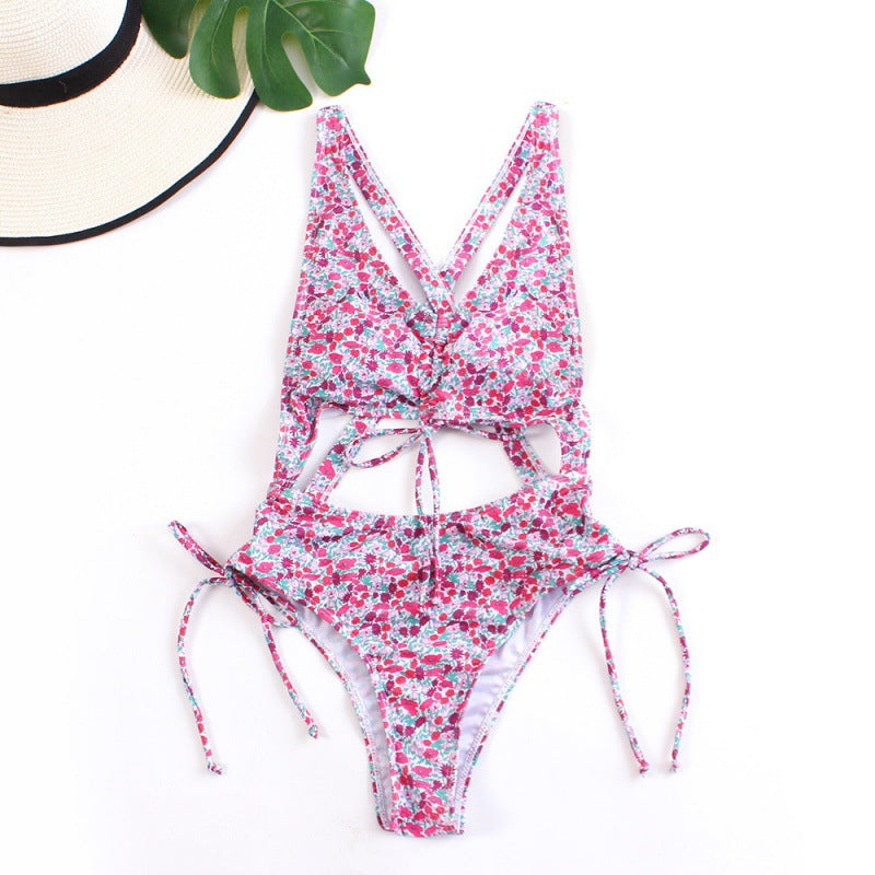 Damen Bikiniset mit modischem Cut-Out und verspielten Rüschen R&B