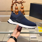 Damen Slip-On Sneakers mit atmungsaktiver Netzstruktur und flexibler Sohle R&B