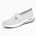 Damen Komfortable Slip-On Sneakers mit luftdurchlässigem Strickdesign R&B