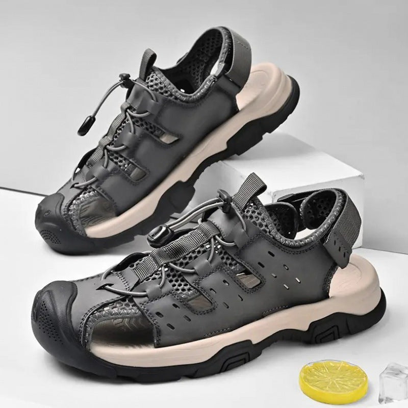 Damen Sportliche Outdoor-Sandalen mit atmungsaktivem Obermaterial und rutschfester Sohle R&B