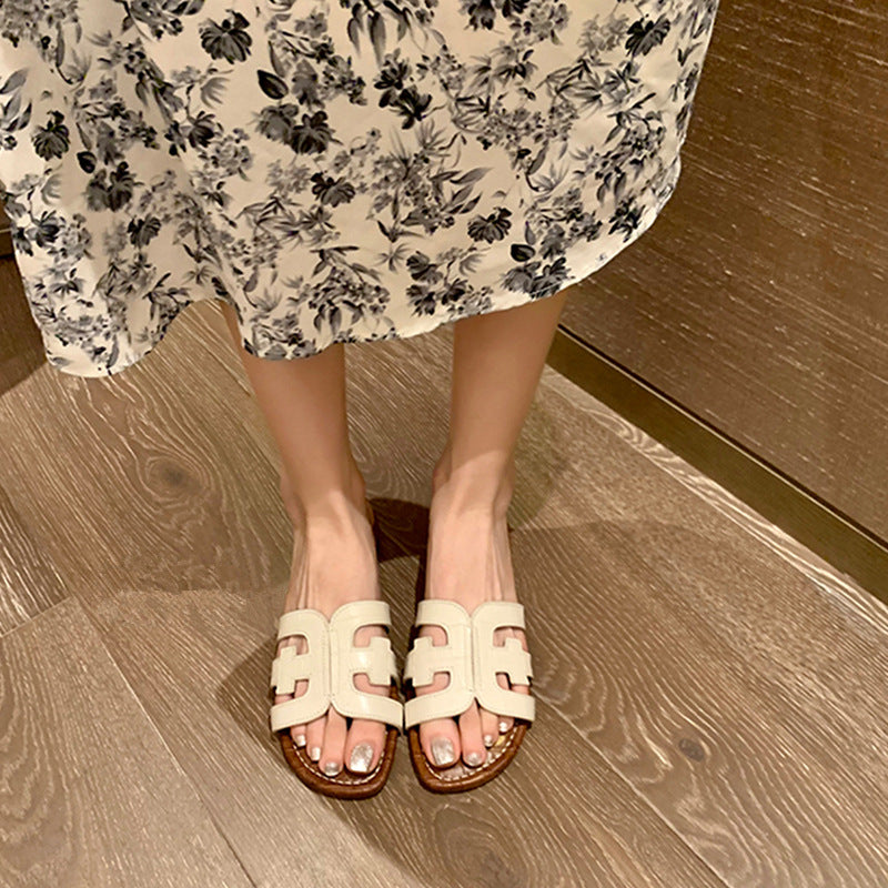 Damen komfortable Sandalen mit elastischen Riemen und trendigem Design R&B
