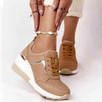 Damen Sportliche Sneakers mit luftiger Perforation und komfortabler Dämpfung R&B