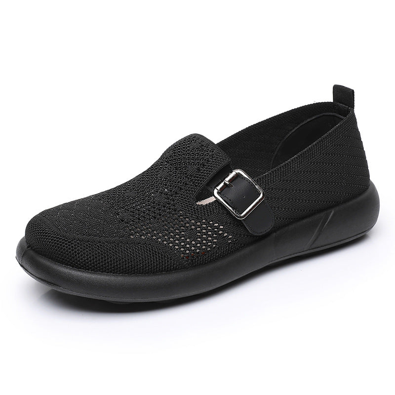 Damen Atmungsaktive Slip-On Schuhe mit verstellbarem Riemen R&B