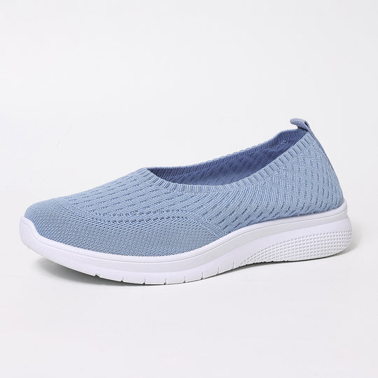 Damen Elastische Slip-On Sneakers mit Komfortsohle R&B