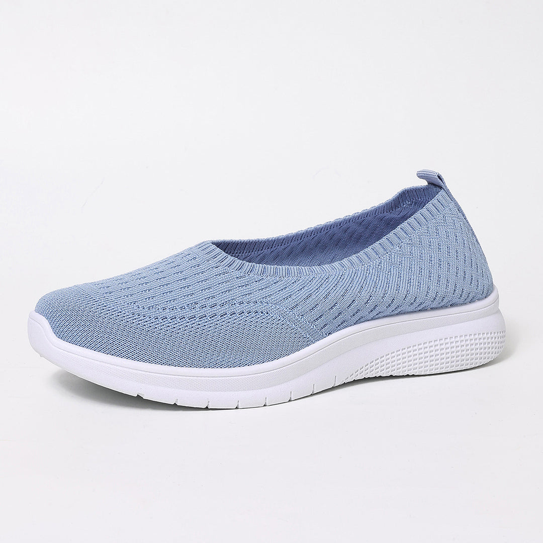 Damen Bequeme Freizeitschuhe mit elastischer Strickoberfläche R&B