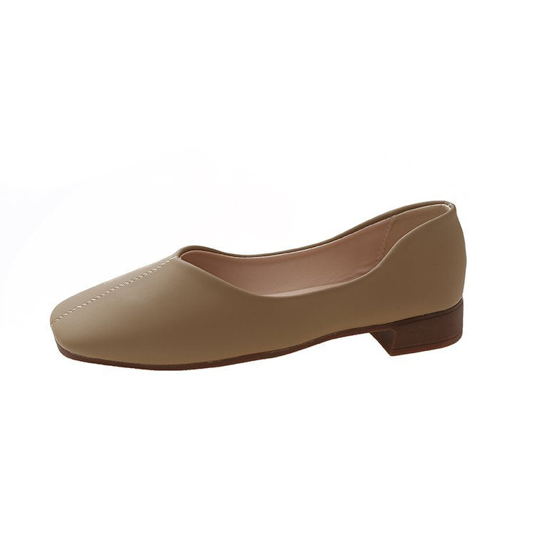 Damen elegante Mokassins mit modischer Naht R&B