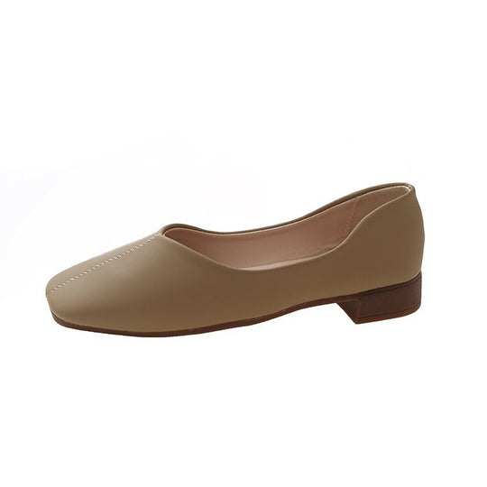 Damen elegante Mokassins mit modischer Naht R&B