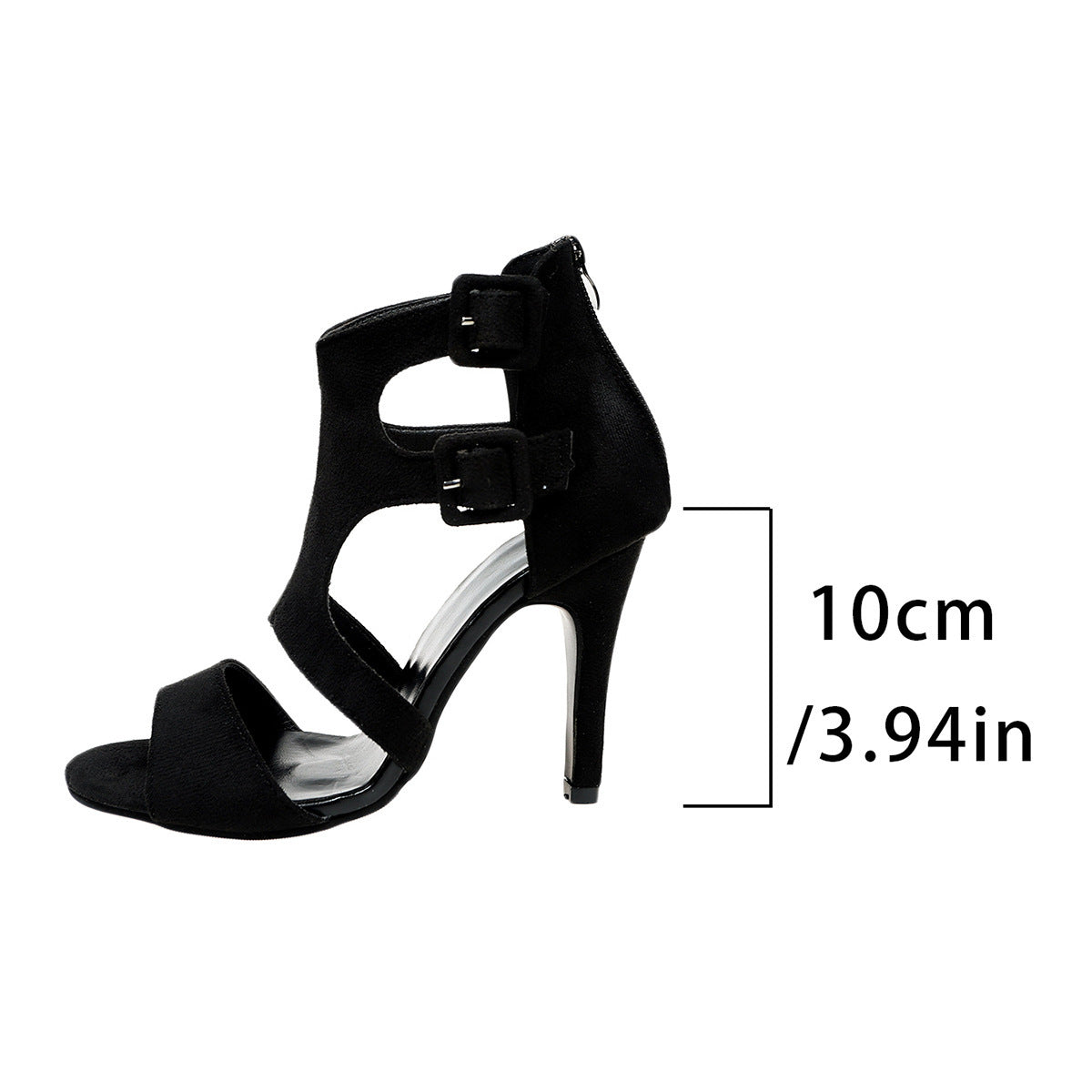 Damen High Heel Sandalen mit modischem Riemendesign und verstellbaren Schnallen