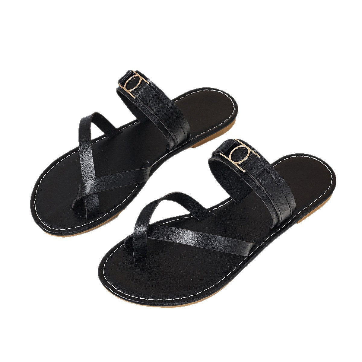 Damen Elegante und stilvolle Riemchen-Sandalen R&B