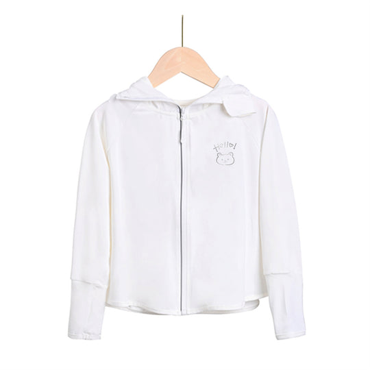 Mädchen multifunktionale UV-Schutzjacke mit Kapuze R&B